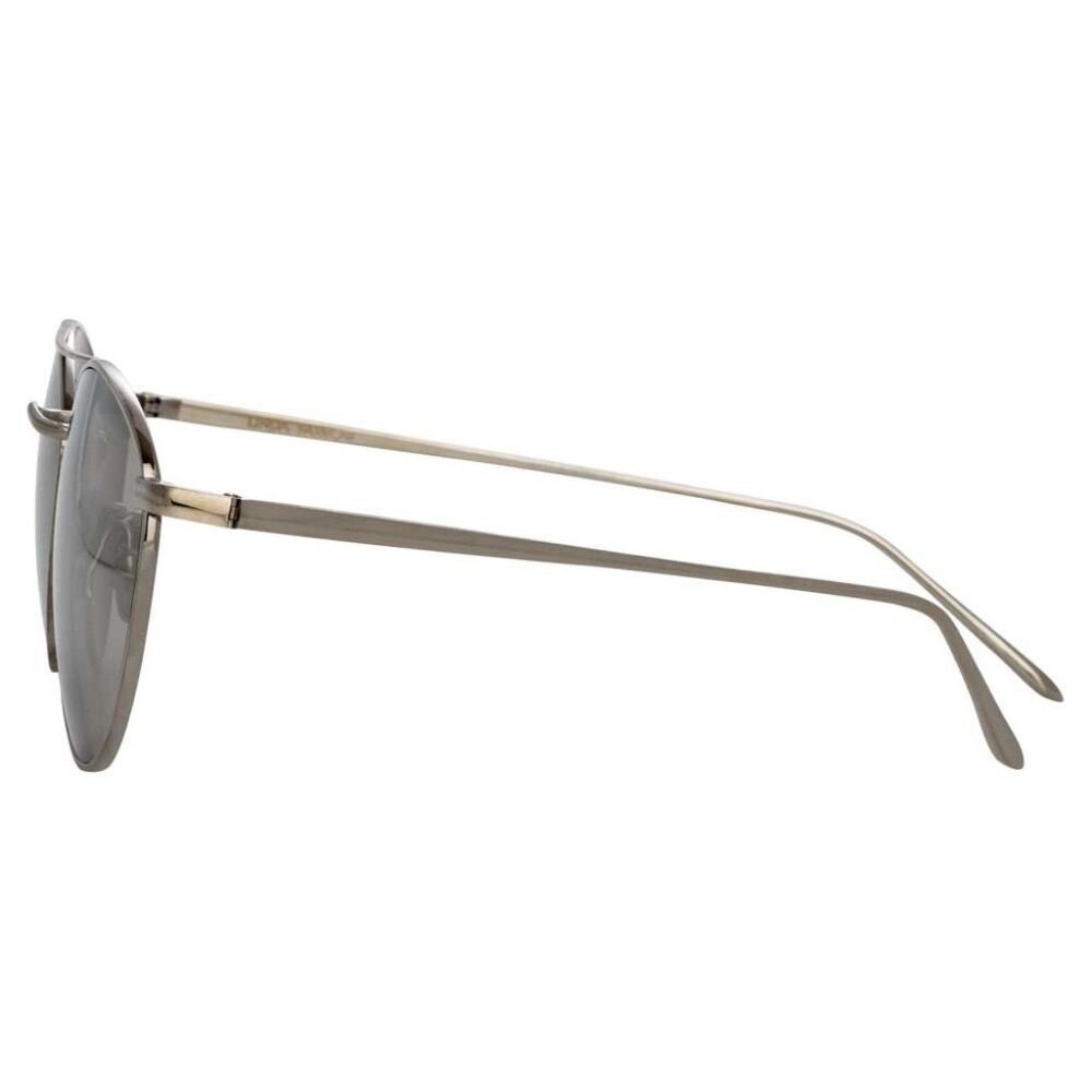Linda Farrow - 876 C2 Aviator Sunglasses - White Gold - Linda Farrow Eyewear - Picture 5 of 5